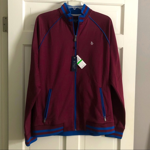Original Penguin Other - NWT Original Penguin maroon/blue full zip-up